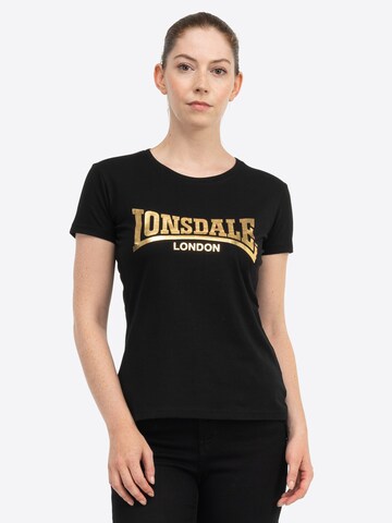 LONSDALE Shirts 'CARTMEL' i sort: forside