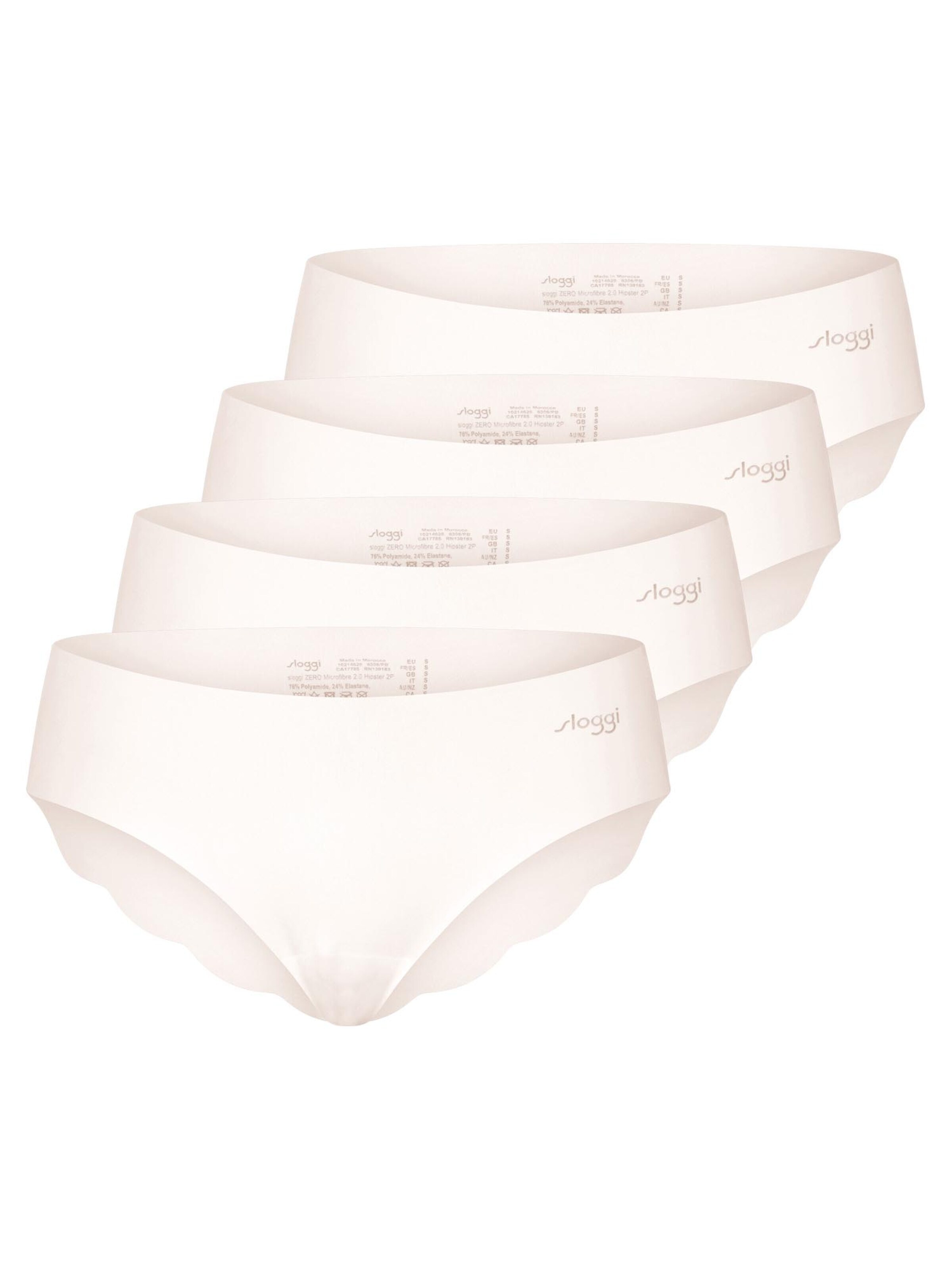 SLOGGI Panty 'ZERO Microfibre 2.0' in White: front
