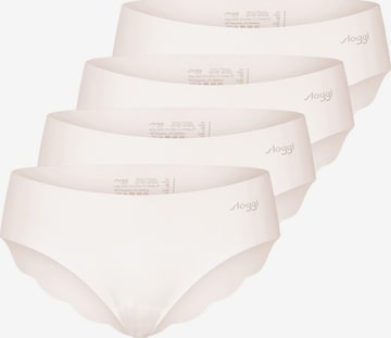 SLOGGI Boyshorts 'ZERO Microfibre 2.0' in White: front