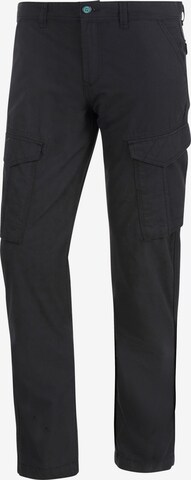 Jan Vanderstorm Tapered Cargo Pants 'Bernwalt' in Black: front