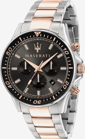 Maserati Analog Watch 'SFIDA 44MM' in Grey: front