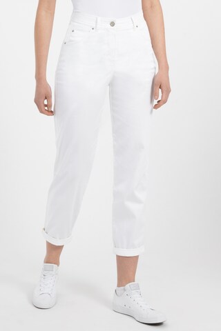 Effilé Pantalon 'Cara' Recover Pants en blanc : devant