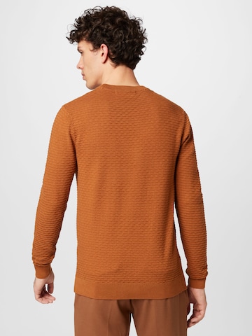SELECTED HOMME Pullover 'ATLANTA' in Braun
