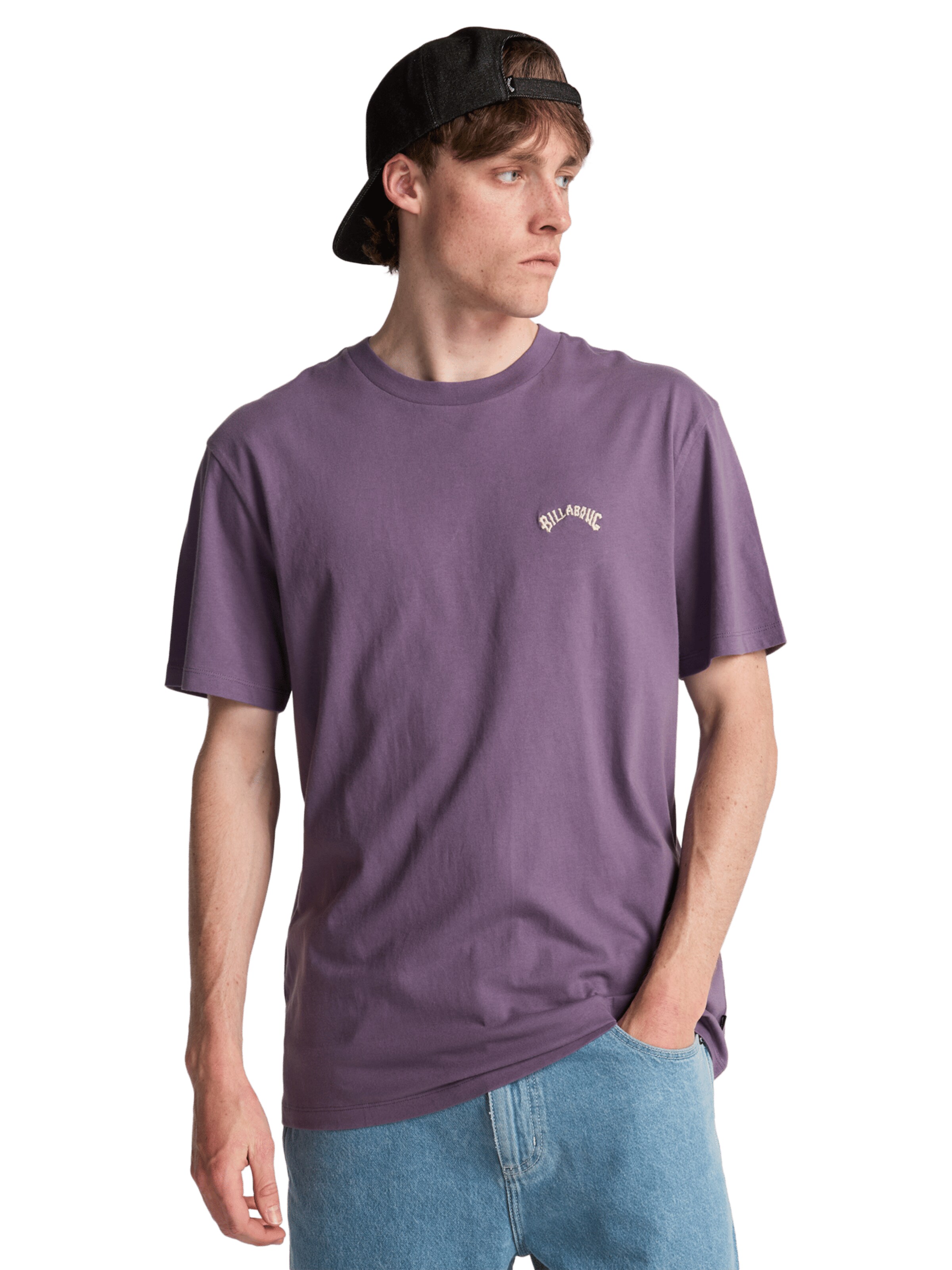 BILLABONG Shirt 'Arch Crew' in Purple: front
