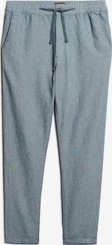 Superdry Loose fit Pants in Blue: front