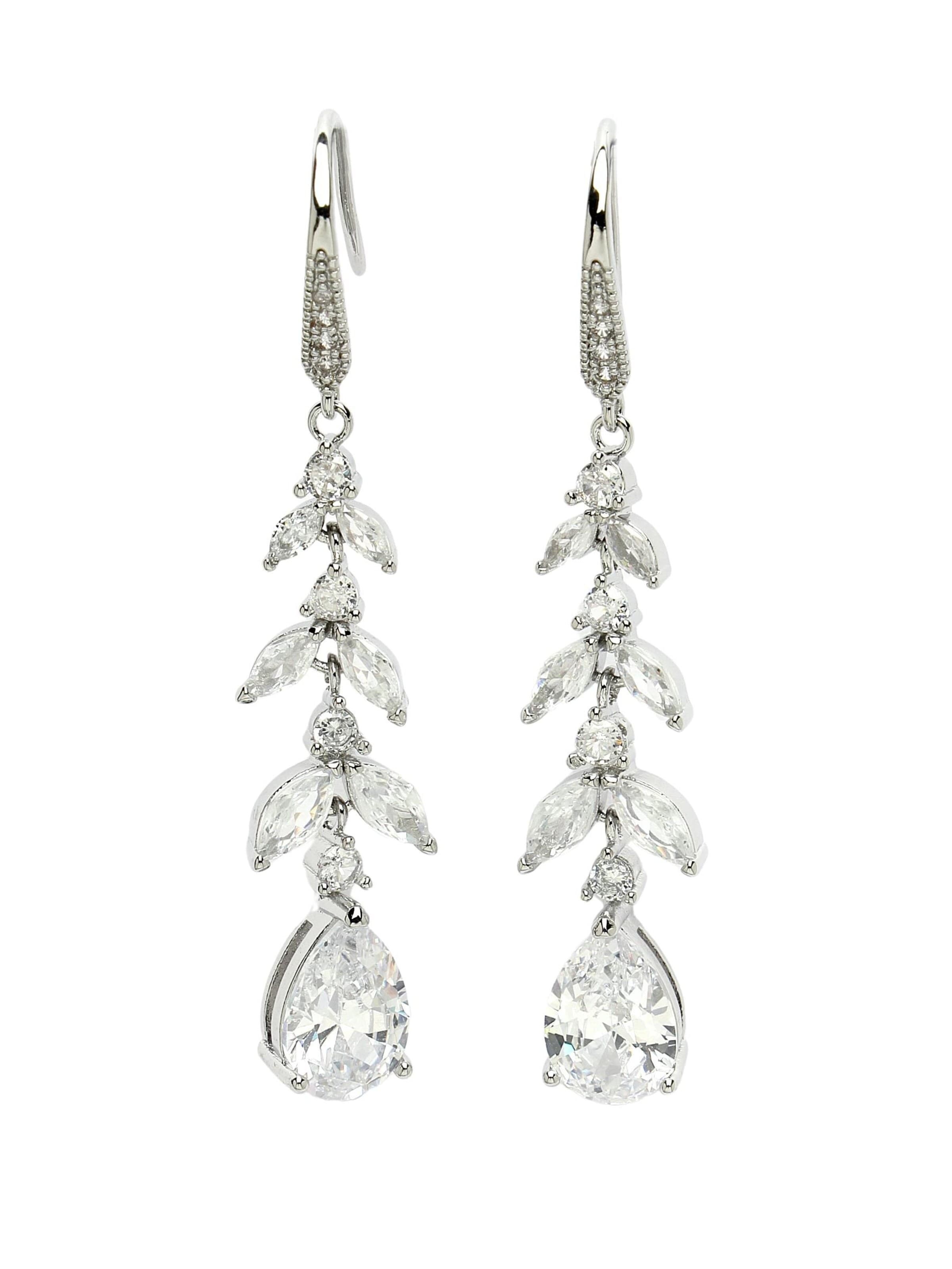 AVANT-GARDE PARIS Boucles d'oreilles 'Livia' en One Size en argent, Vue avec produit