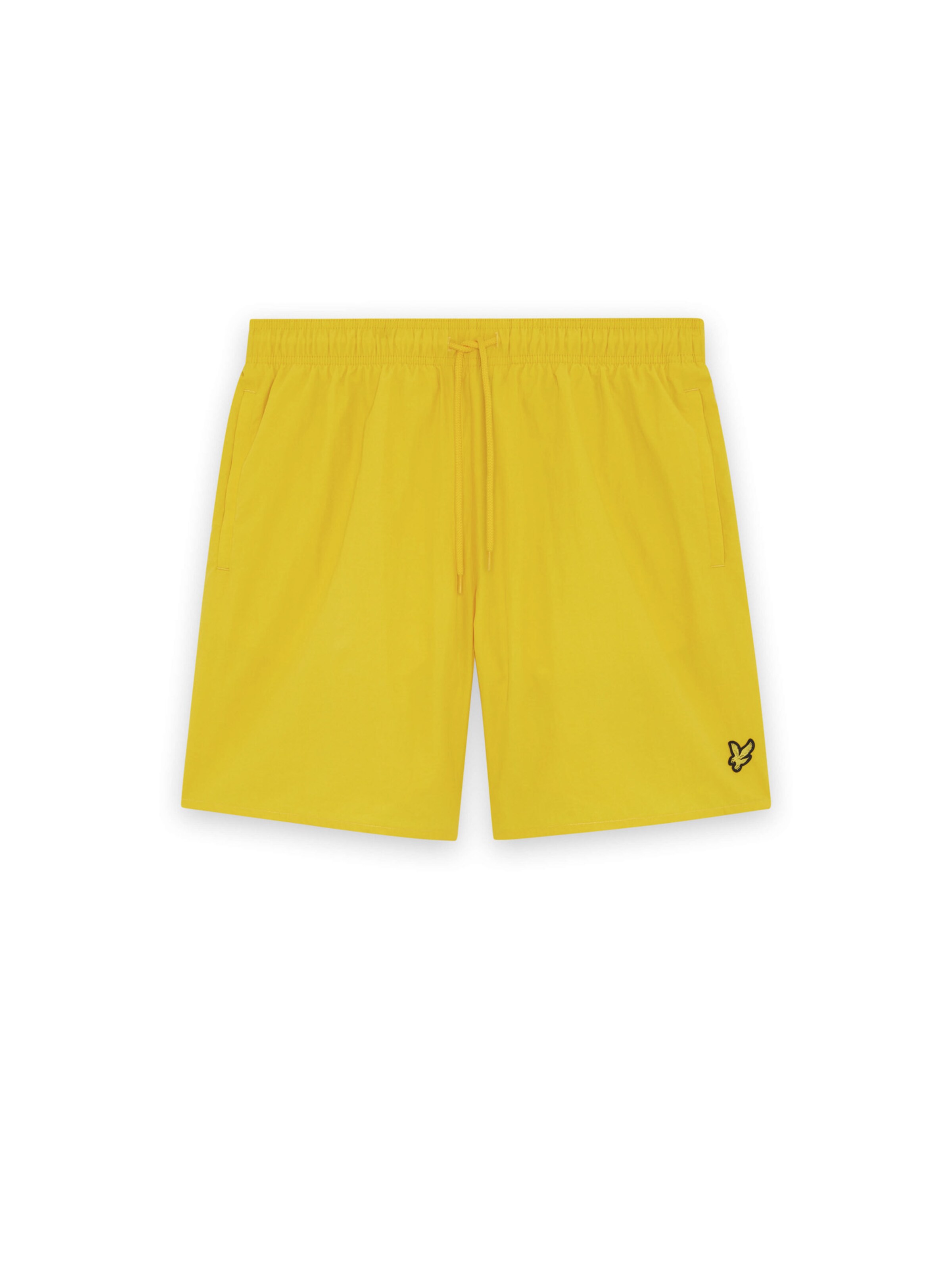 Lyle & Scott Loosefit Zwemshorts in Geel: voorkant