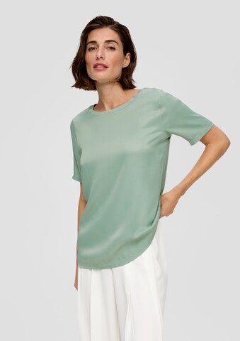 T-shirt s.Oliver BLACK LABEL en vert : devant
