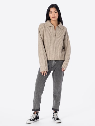 Gina Tricot Sweater 'Lottie' in Beige