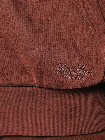 BIG STAR Sweatjacke 'MARTA' in Braun