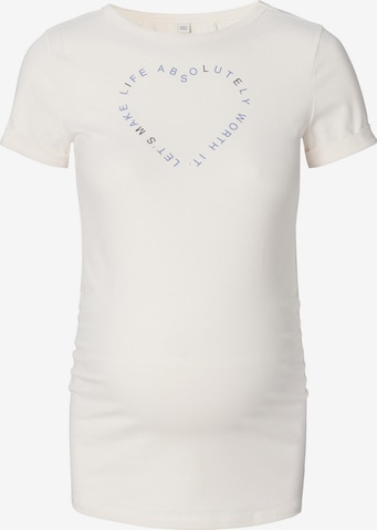 Esprit Maternity Тениска в бяло: отпред