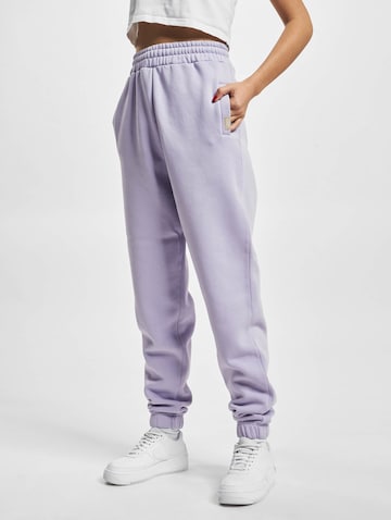 DEF Tapered Trousers in Purple: front