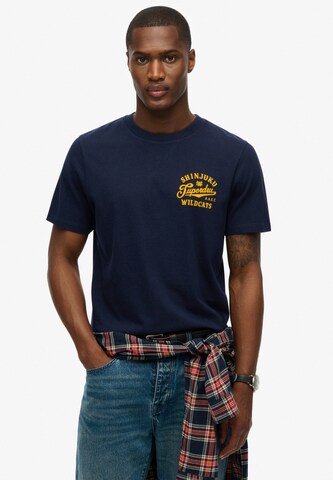 Superdry Shirt in Blue: front