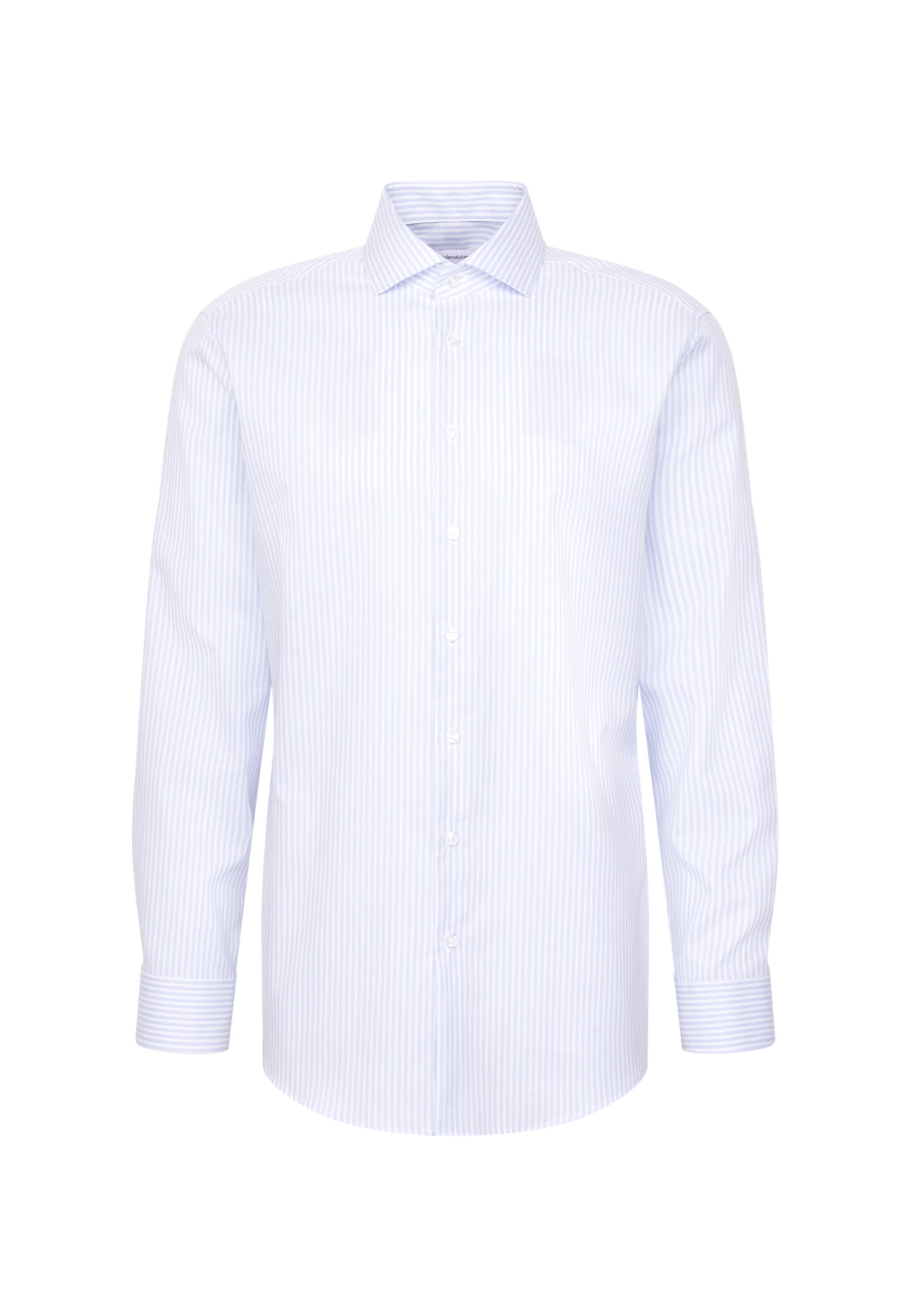Coupe regular Chemise business 'Schwarze Rose' SEIDENSTICKER en bleu