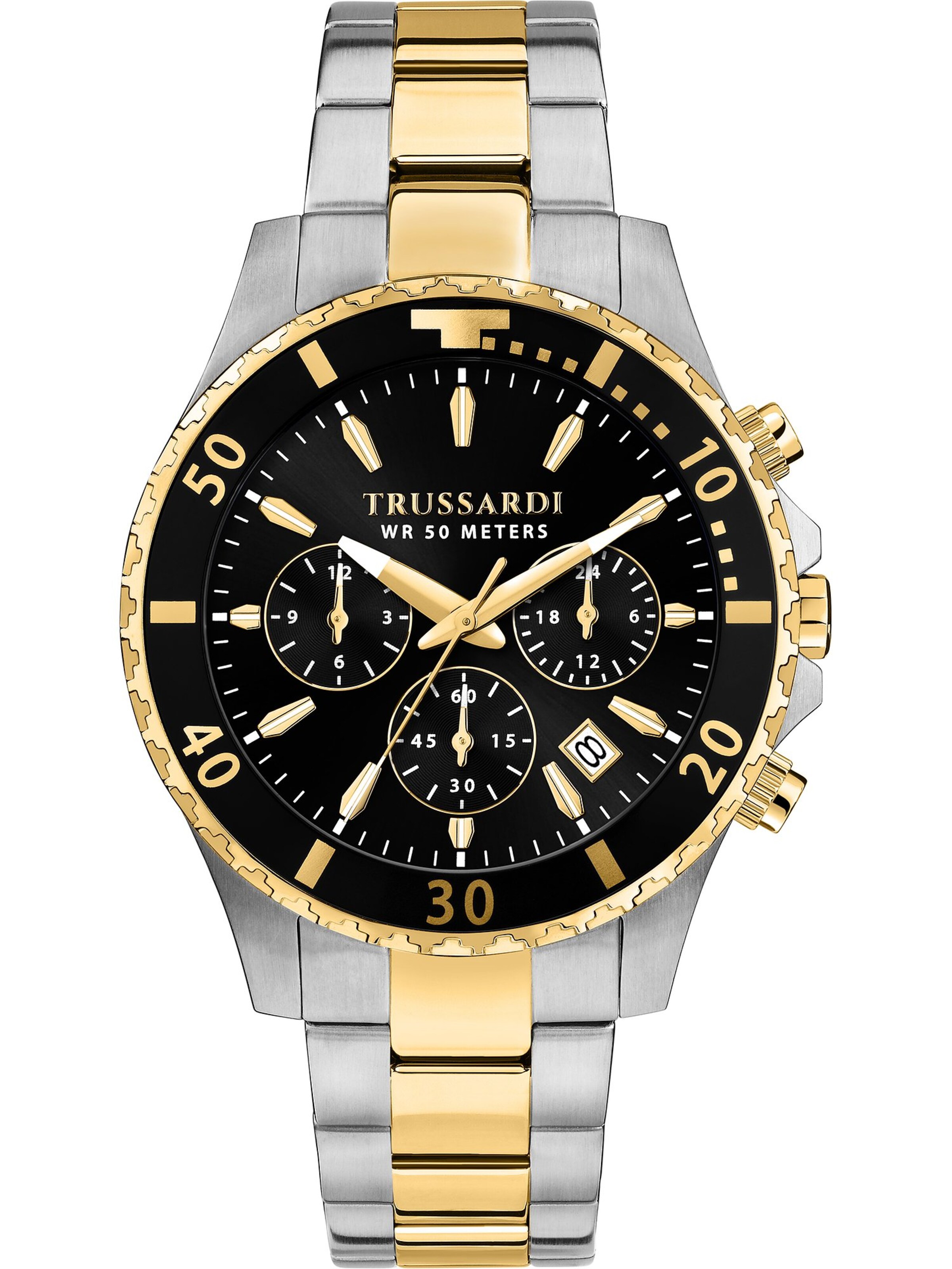 Trussardi Uhr in Gold: Vorderseite