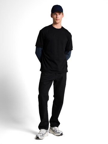 Tricou de la TOM TAILOR DENIM pe negru