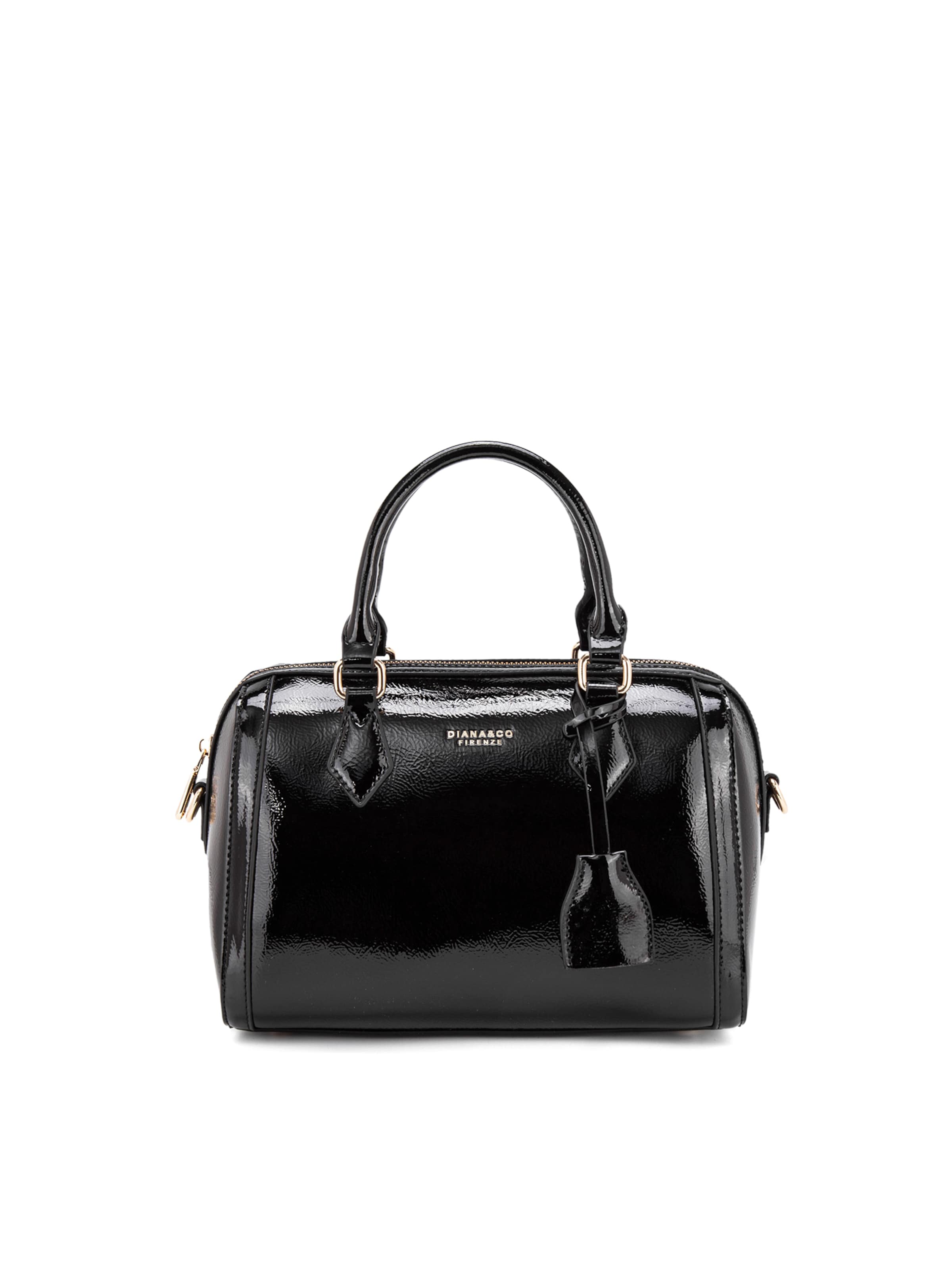 Borsa a tracolla 'Borsa Bauletto Ardena Lux Vegan Leather - , , Blu' di Diana&Co. in nero: frontale