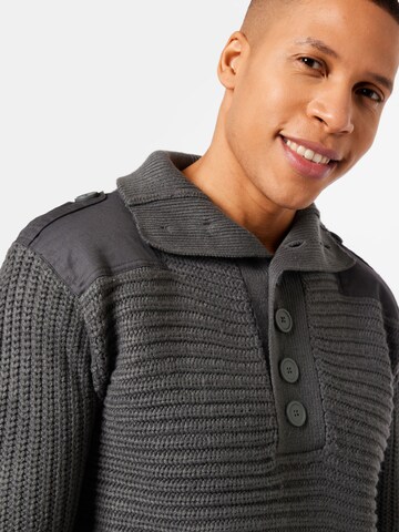 Brandit Sweater 'Alpin' in Grey