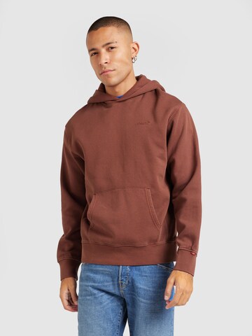 LEVI'S ® - Sweatshirt 'AUTHENTIC' em castanho: frente