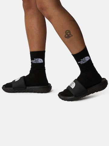 THE NORTH FACE Mules 'W NEVER STOP CUSH SLIDE' in Black: front