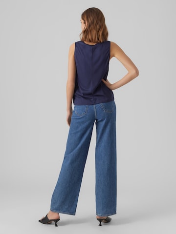 VERO MODA - Top 'BRIT' em azul