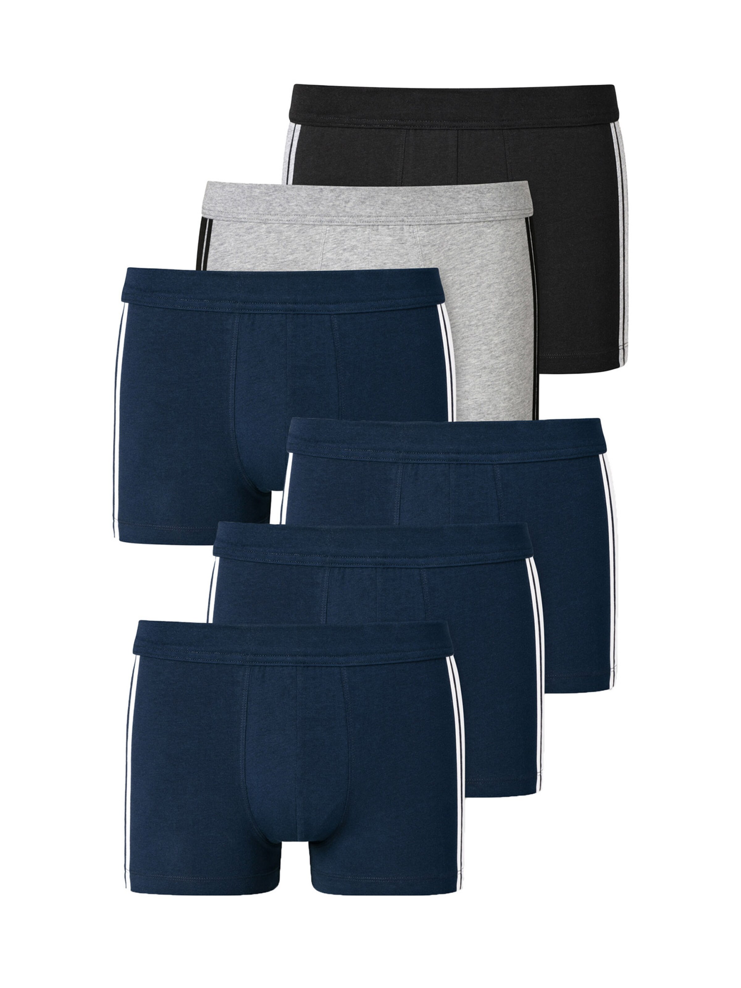 SCHIESSER Retro Boxer ' 95/5 Stretch ' in Blau: Vorderseite