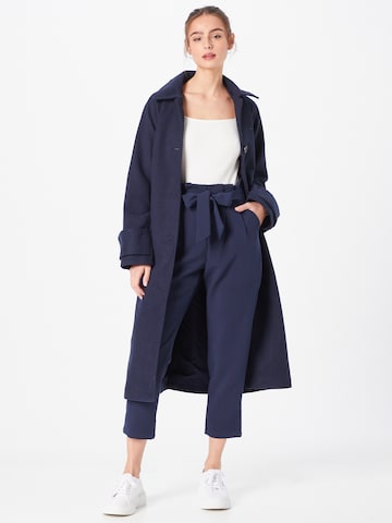 Oasis Regular Pleat-Front Pants in Blue