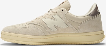 Baskets basses 'T500' new balance en beige : devant