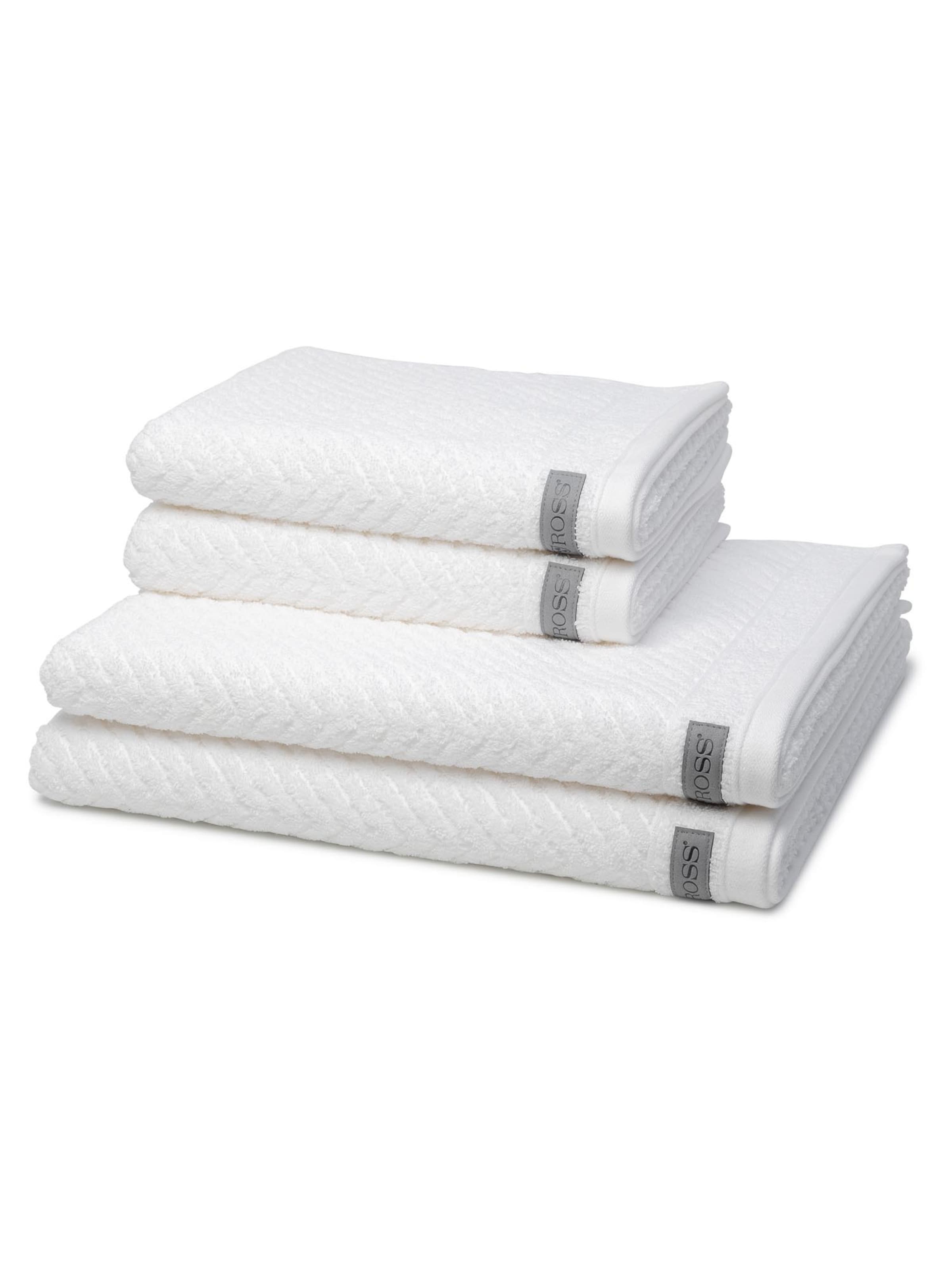 ROSS Handtuch 'Smart'‌‌‌‌‌‌‌‌‌ in Weiß: Vorderseite