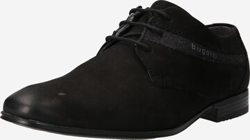 bugatti - Botines chukka 'Mattia' en negro: frente