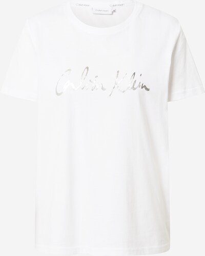 Calvin Klein Shirt in silber / weiß, Produktansicht