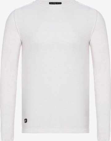 Redbridge Sweater 'Boulder' in White: front