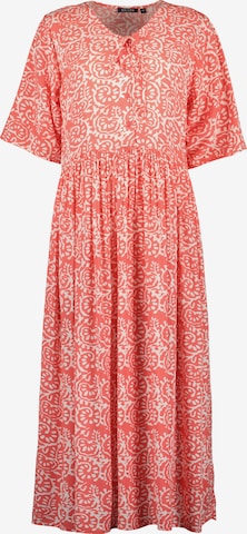 BLUE SEVENHaljina - crvena boja: prednji dio