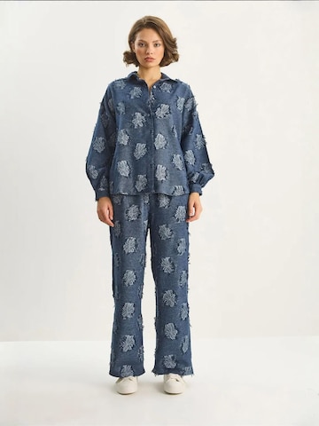 Bianco Lucci Broekpak in Blauw: voorkant