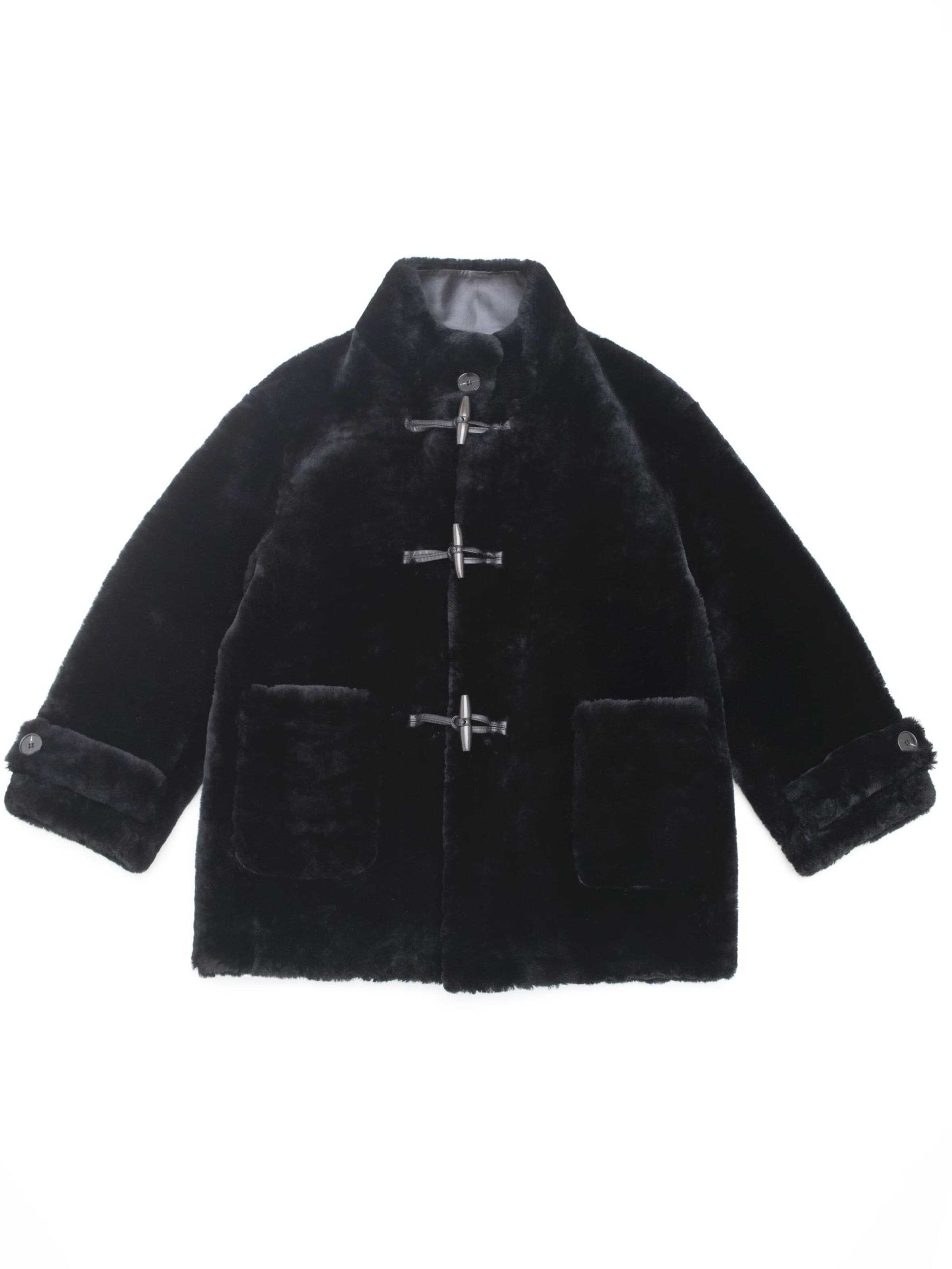 Just things we like Winterjas 'MINATO' in Zwart: voorkant