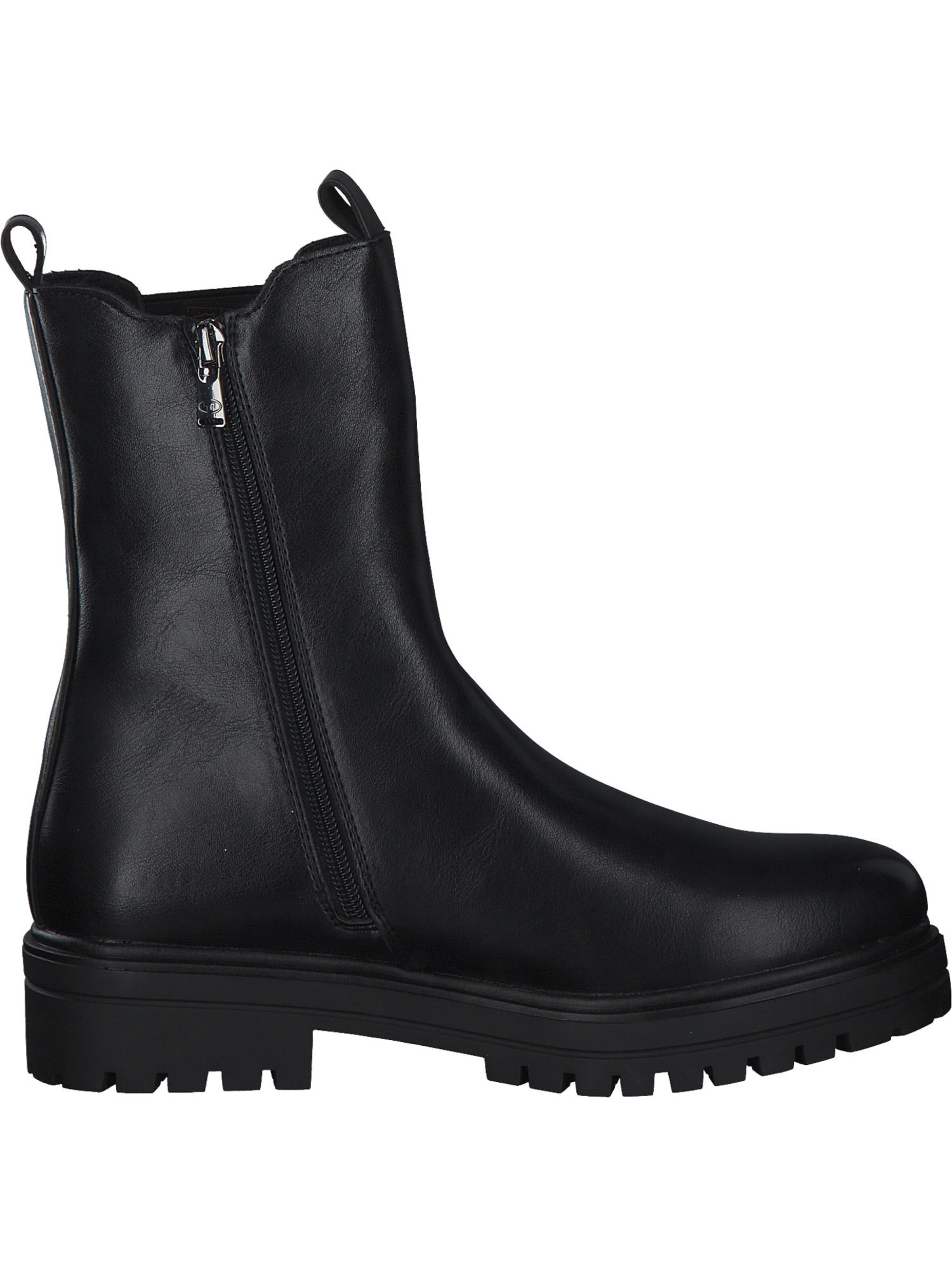 TOM TAILOR Bootie in Black