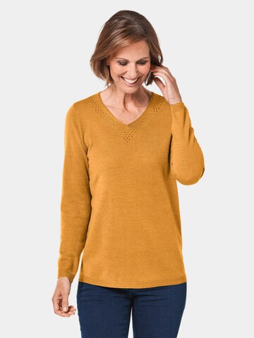 Pull-over Goldner en jaune : devant