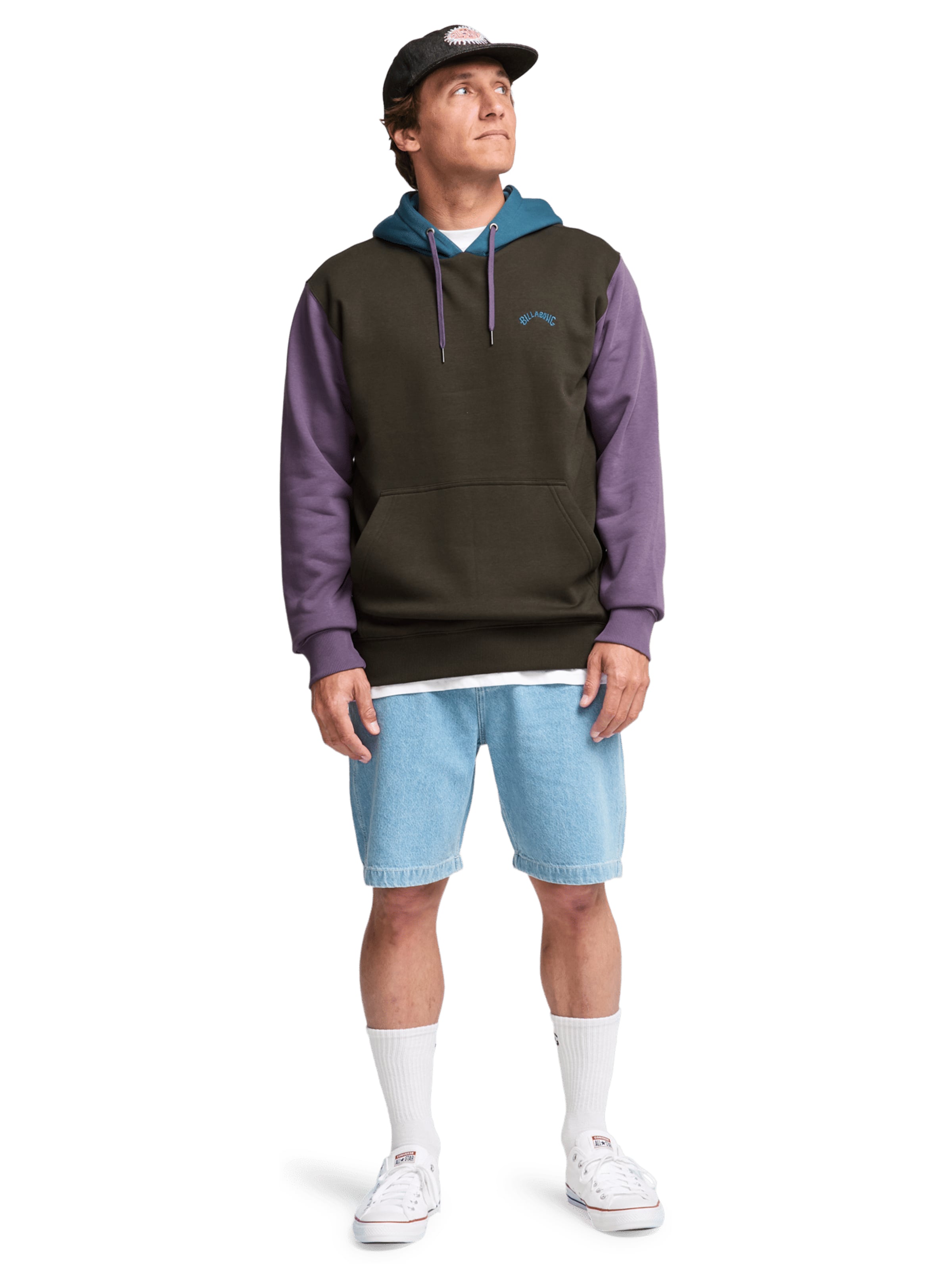 BILLABONG Sweatshirt 'Arch Block Po' in Brown