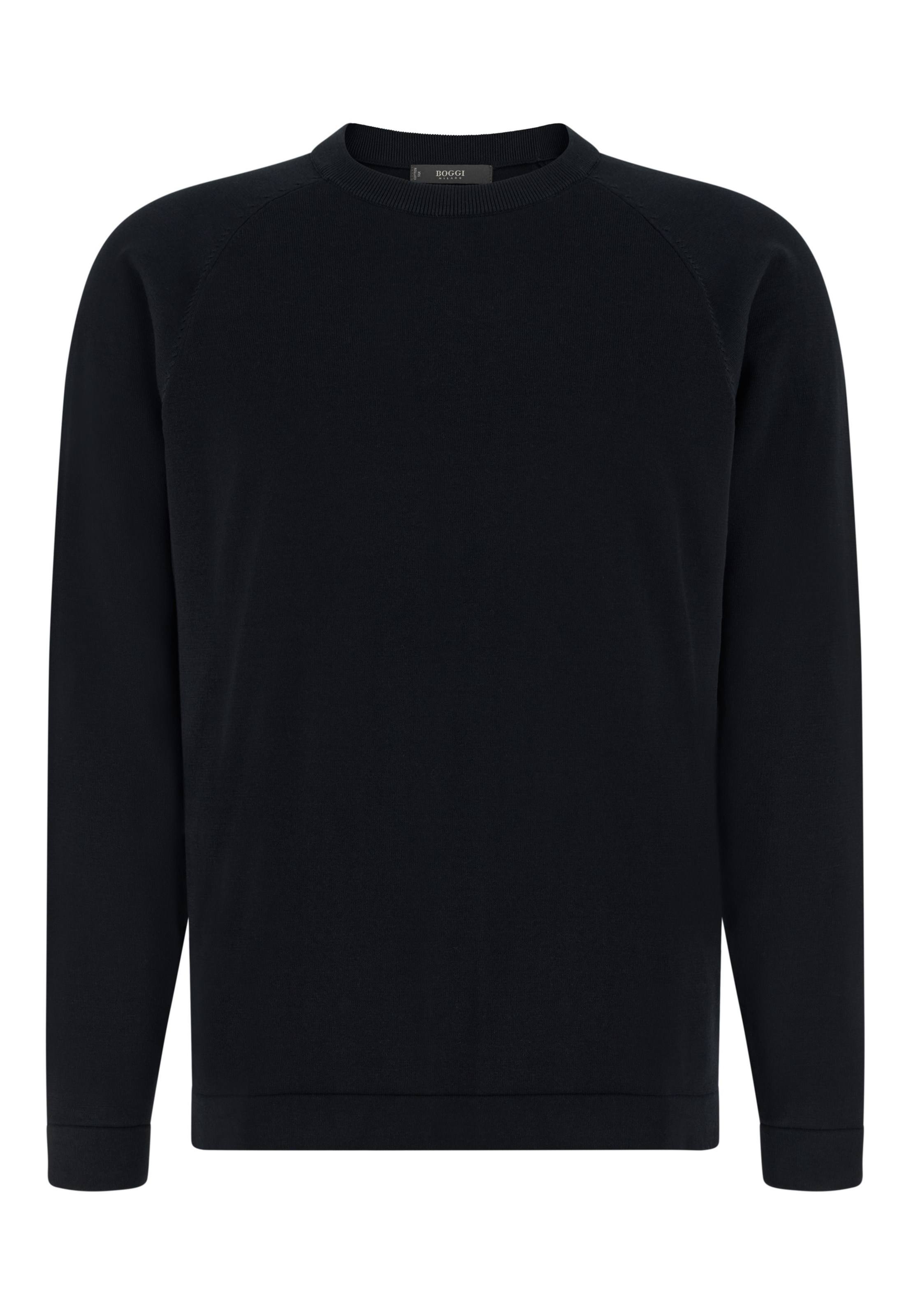 Pull-over Boggi Milano en noir : devant