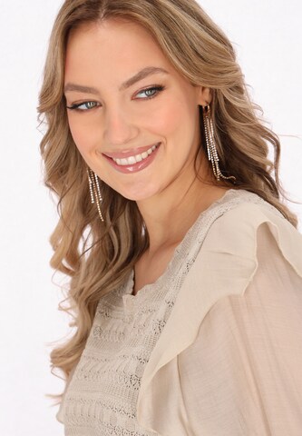faina Trui in Beige