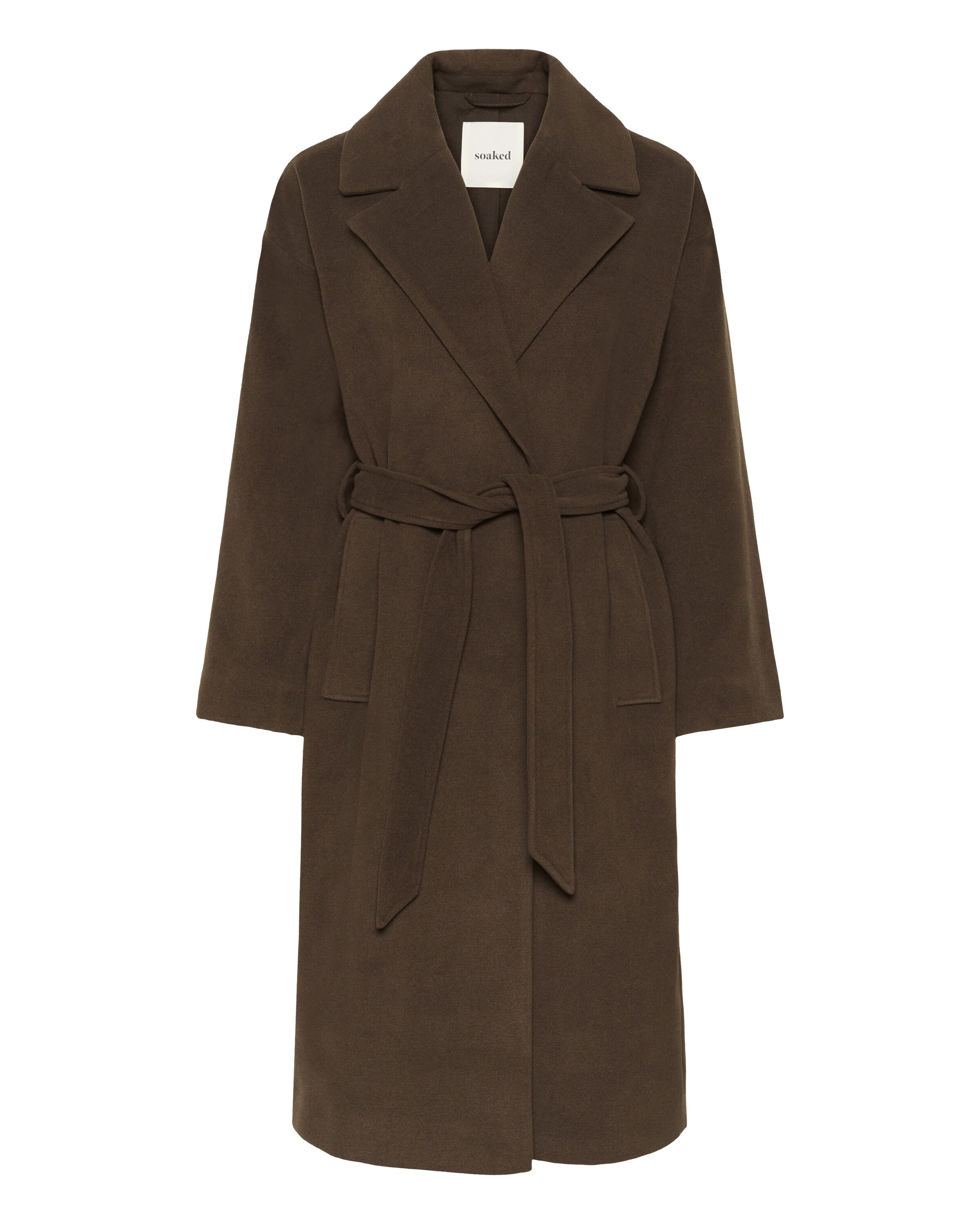 SOAKED IN LUXURY Übergangsjacke 'SLRubie' in Braun: Vorderseite