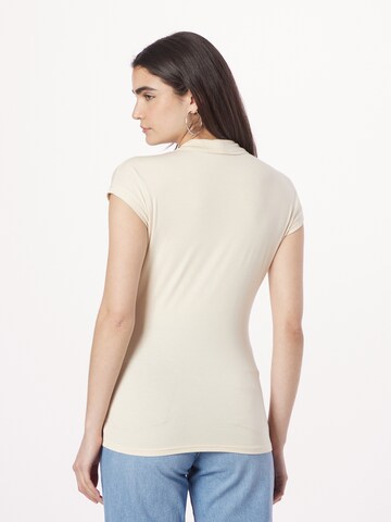 Blutsgeschwister T-Shirt 'Mon Cher Cache-Cœur' in Beige