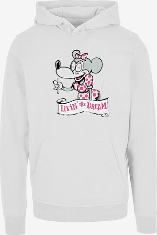 Merchcode Sweatshirt 'Spangled Min' in White: front