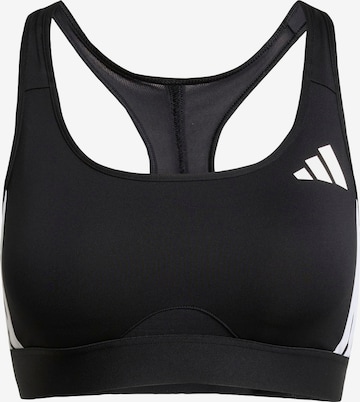 juoda ADIDAS PERFORMANCE Biustjė Sportinė liemenėlė: priekis