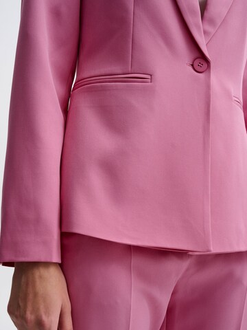 ICHI - Slimfit Blazer 'Lexi' en rosa