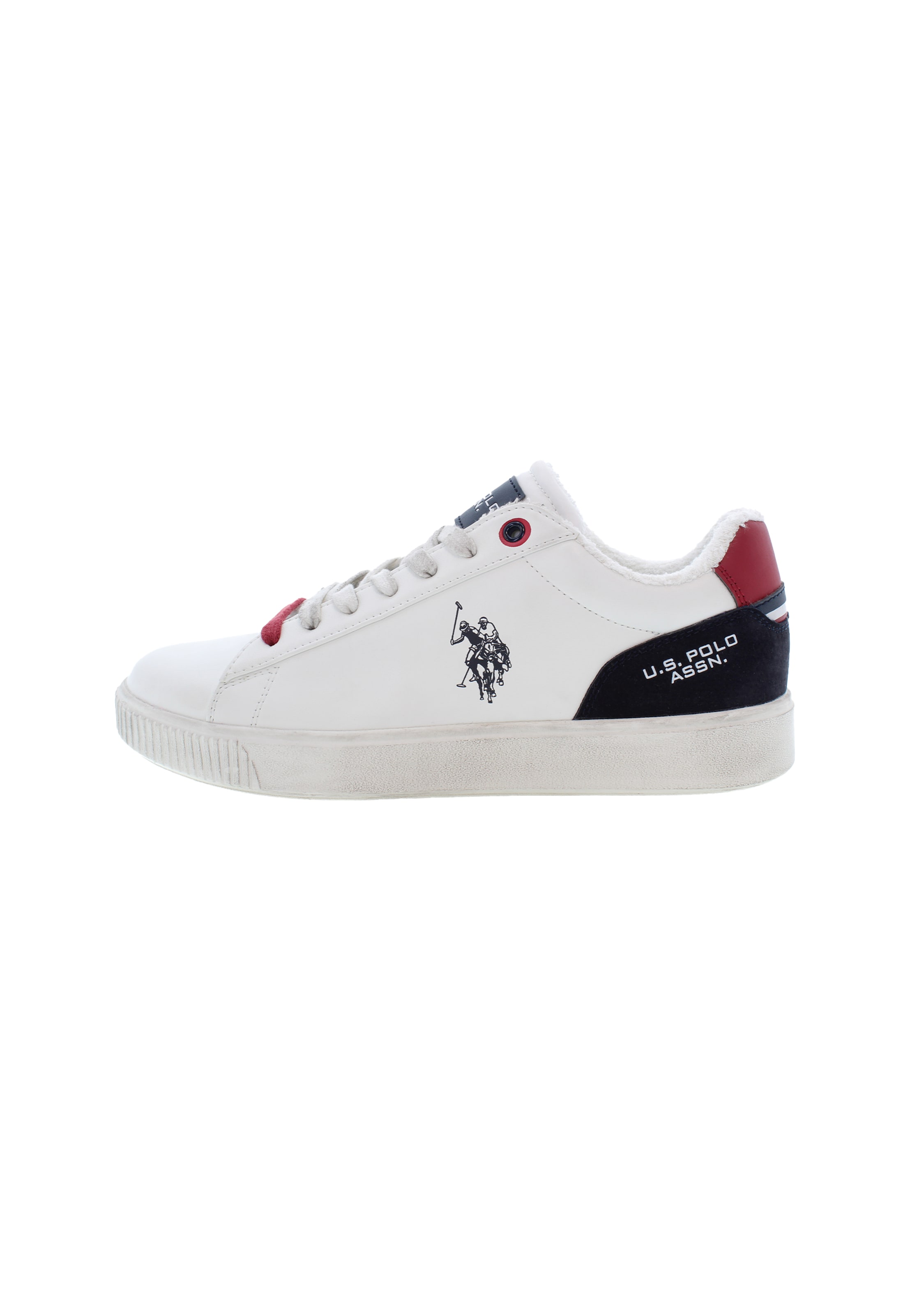 Baskets basses 'Tymes' U.S. POLO ASSN. en blanc : devant