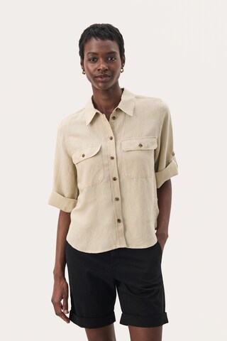 Part Two Blouse 'RayaniPW SH' in Beige: front