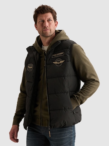 PME Legend Vest 'Snowburst bodywarmer' in Black: front