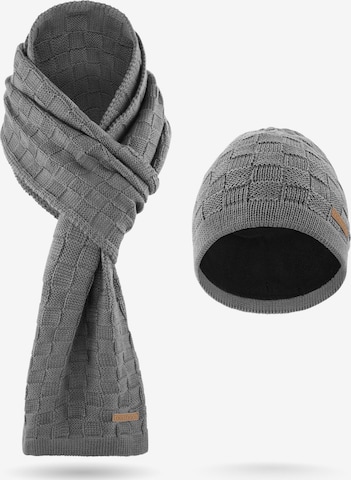 Bonnet 'Yuma' normani en gris : devant