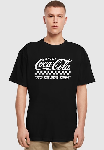 T-Shirt 'Coca Cola Enjoy Coke' Merchcode en noir : devant